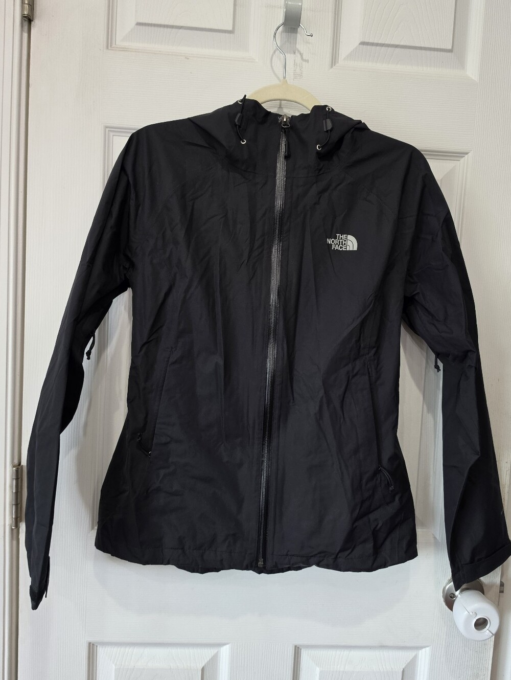 The North Face HyVent FlashDry Black Waterproof Rain Jacket Women's Size Small